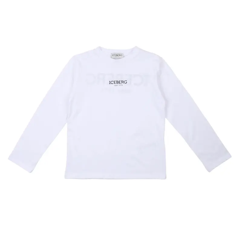 Iceberg T-shirt manica lunga bambino ragazzo