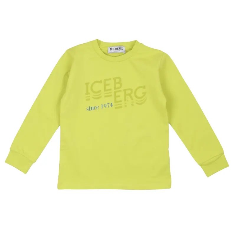 Iceberg T-shirt manica lunga neonato bambino