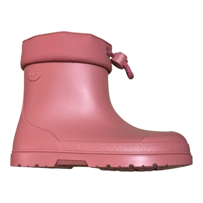 Igor Stivali tinta unita In Gomma Rosa per Bambina