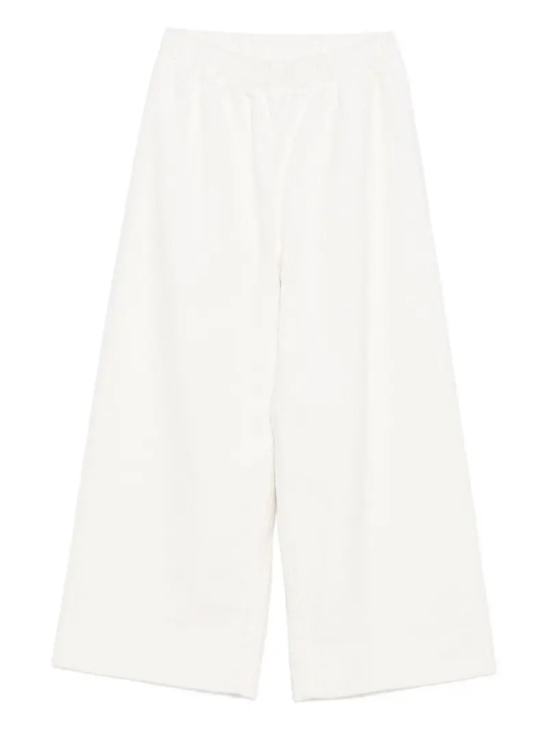 Il Gufo Pantalone tinta unita Modello Palazzo Panna per Bambina