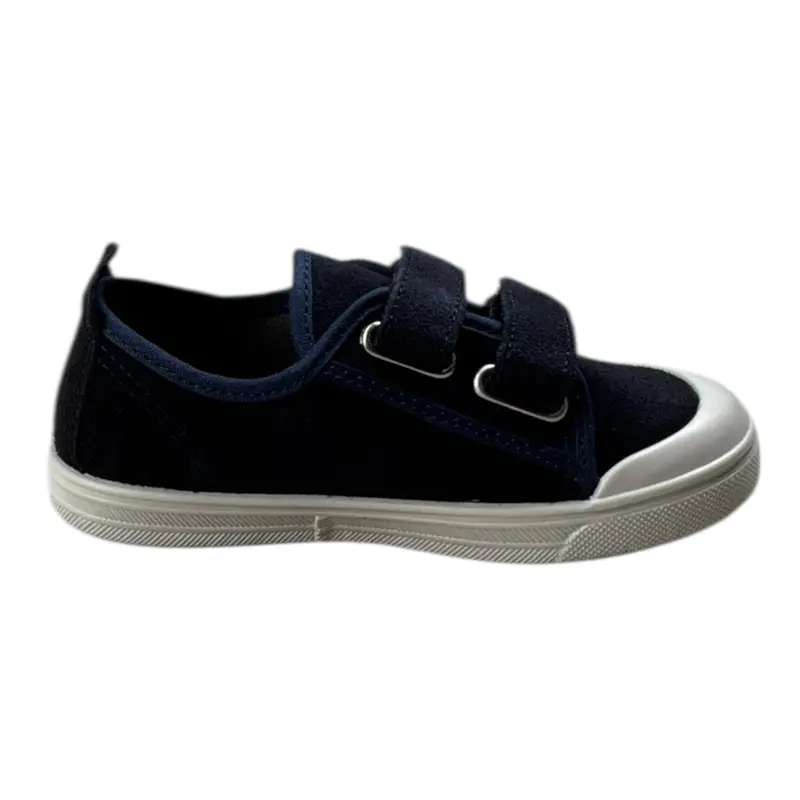 Il Gufo Sneakers tinta unita con Strappi Blu per Bambino