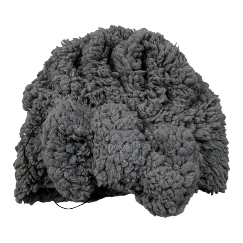 Illytrilly Cappello tinta unita Teddy Grigio per Neonata