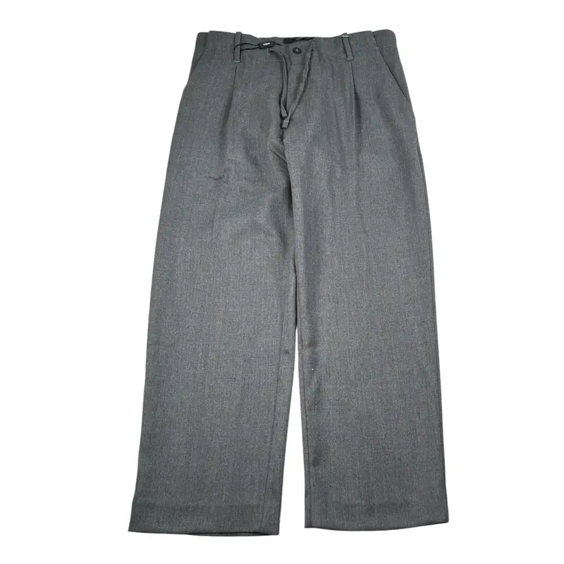 I'M Brian Pantalone tinta unita con Elastico In Vita Grigio per Bambino