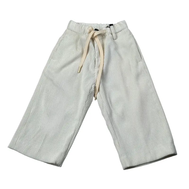 I'M Brian Pantalone tinta unita con Elastico In Vita Panna per Neonato
