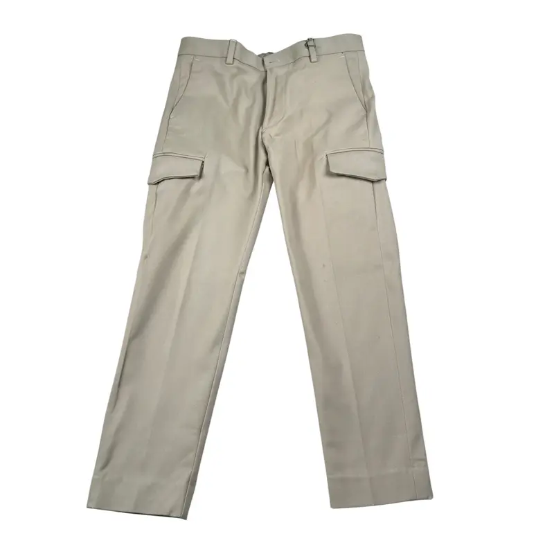I'M Brian Pantalone tinta unita con Girovita Regolabile Beige per Bambino