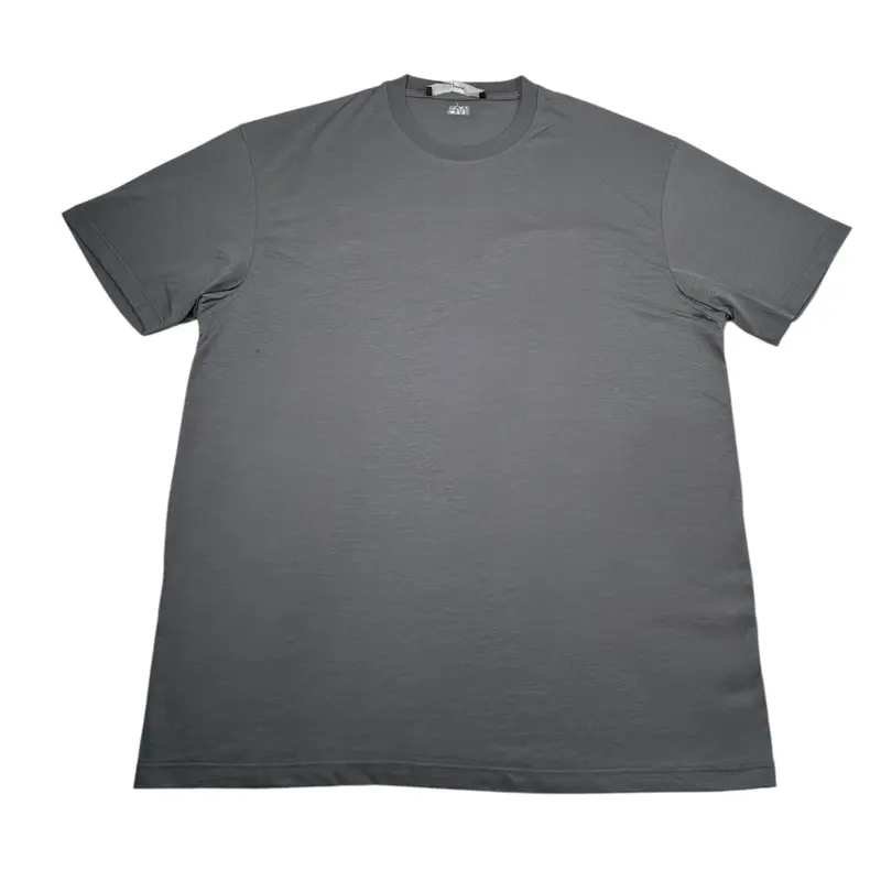 I'M Brian T-Shirt tinta unita Girocollo Grigio per Bambino