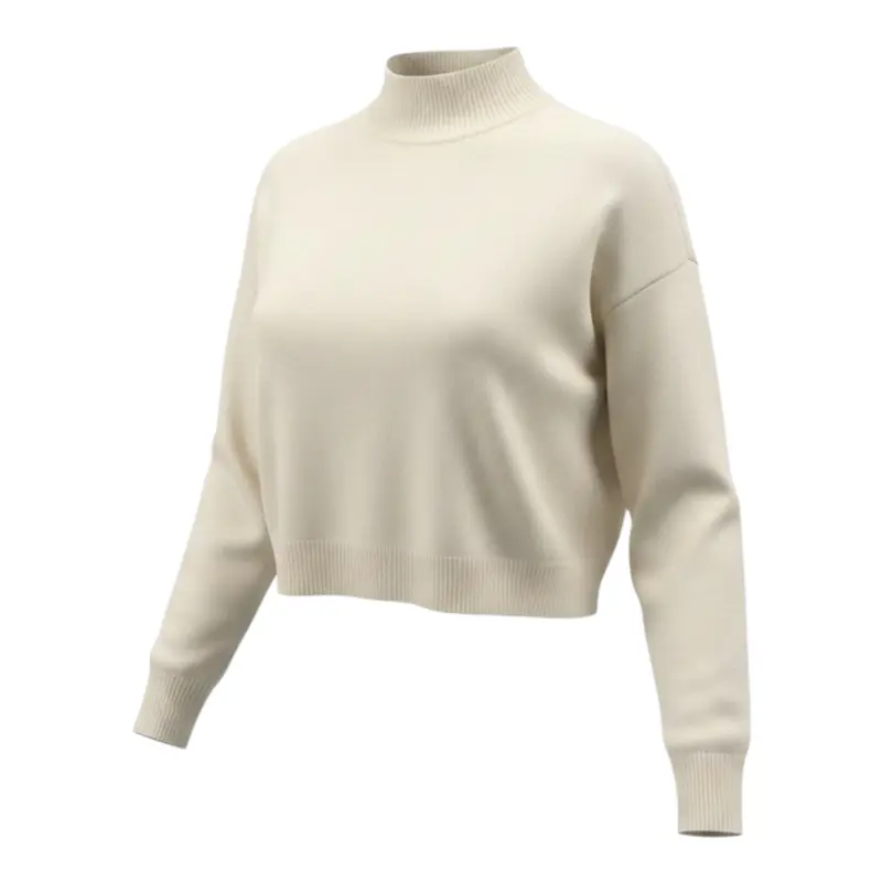 Imperial Maglia Mezzo Collo tinta unita Beige per Bambina