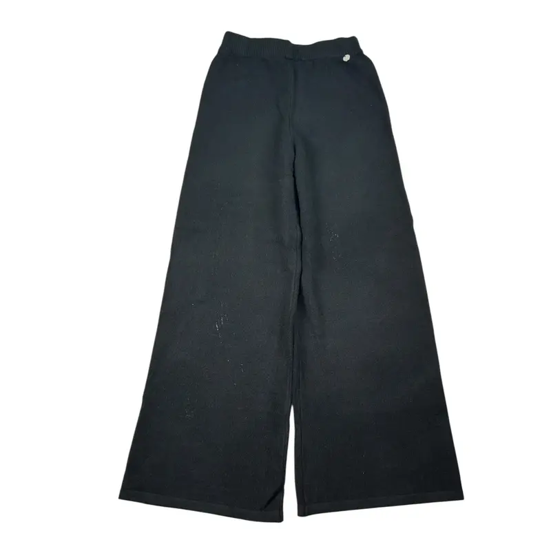 Imperial Pantalone tinta unita con Elastico In Vita Nero per Bambina