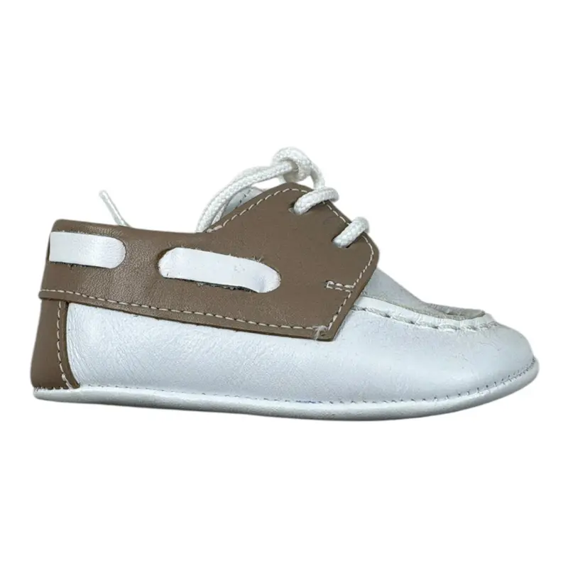 Indice Scarpine Bicolore Bianco per Neonato