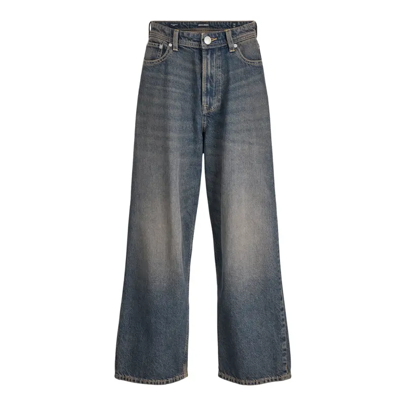 Jack&Jones Jeans tinta unita con Tasche Blu per Bambino