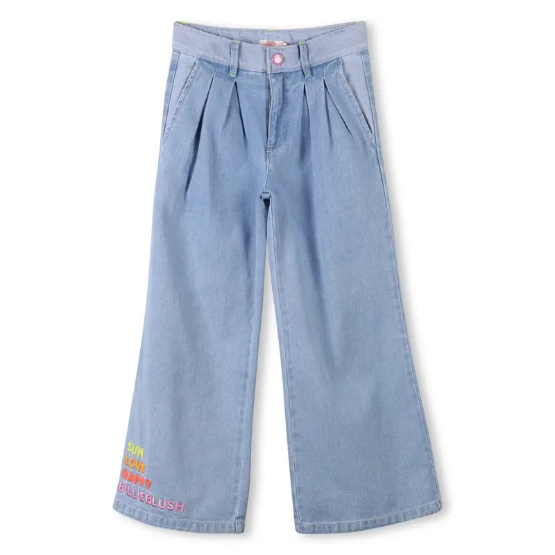 JEANS A PALAZZO CON DECORI BILLIEBLUSH