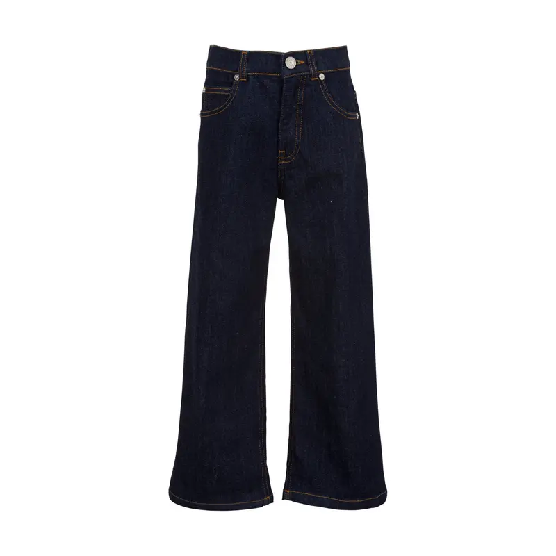 JEANS A ZAMPA CON LOGO SUL RETRO MISSONI