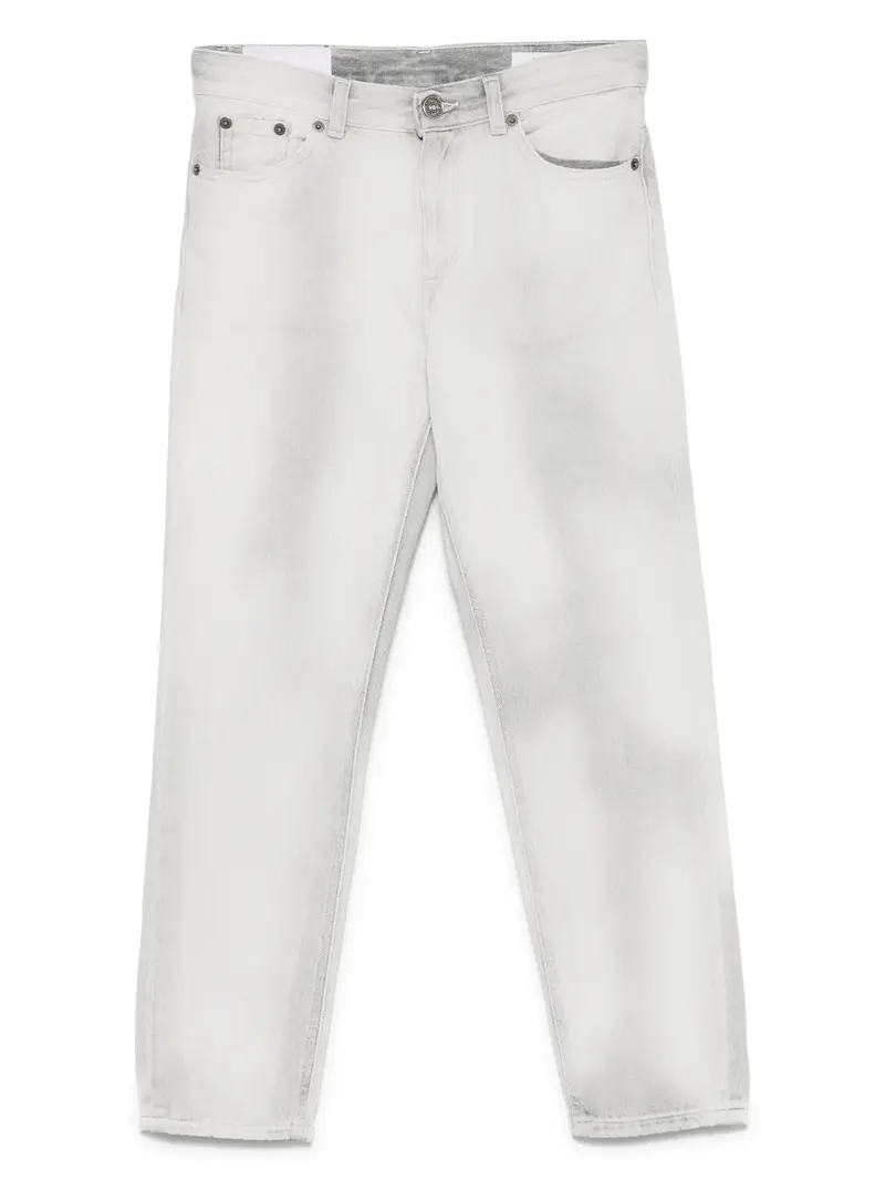 JEANS AFFUSOLATI IN DENIM GRIGIO DONDUP