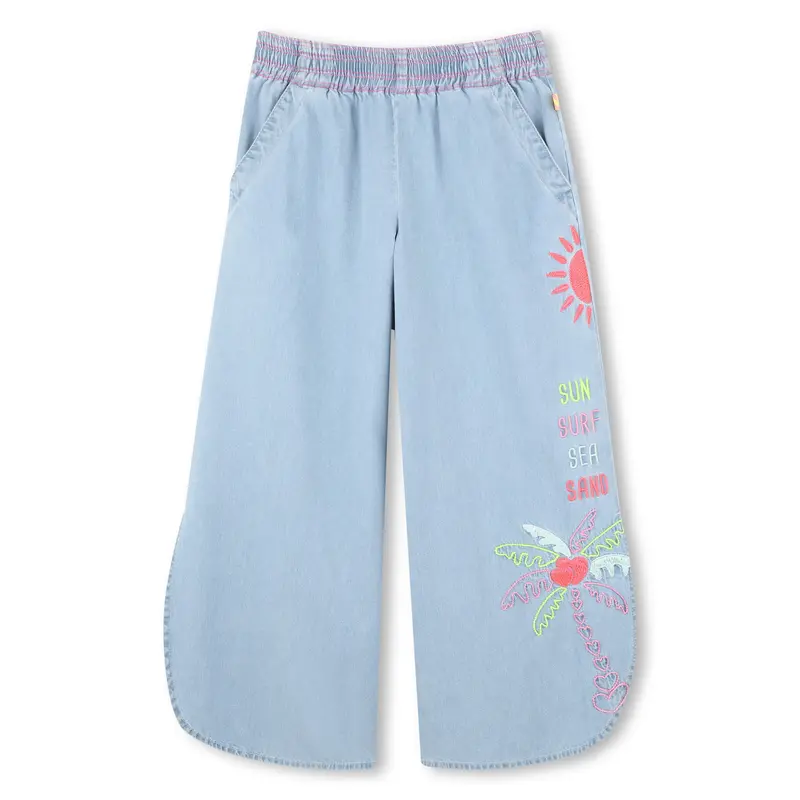 JEANS AMPIO CON ELASTICO IN VITA BILLIEBLUSH