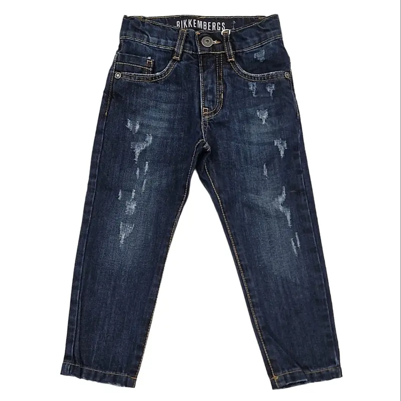 Jeans bambino con strappi Bikkembergs