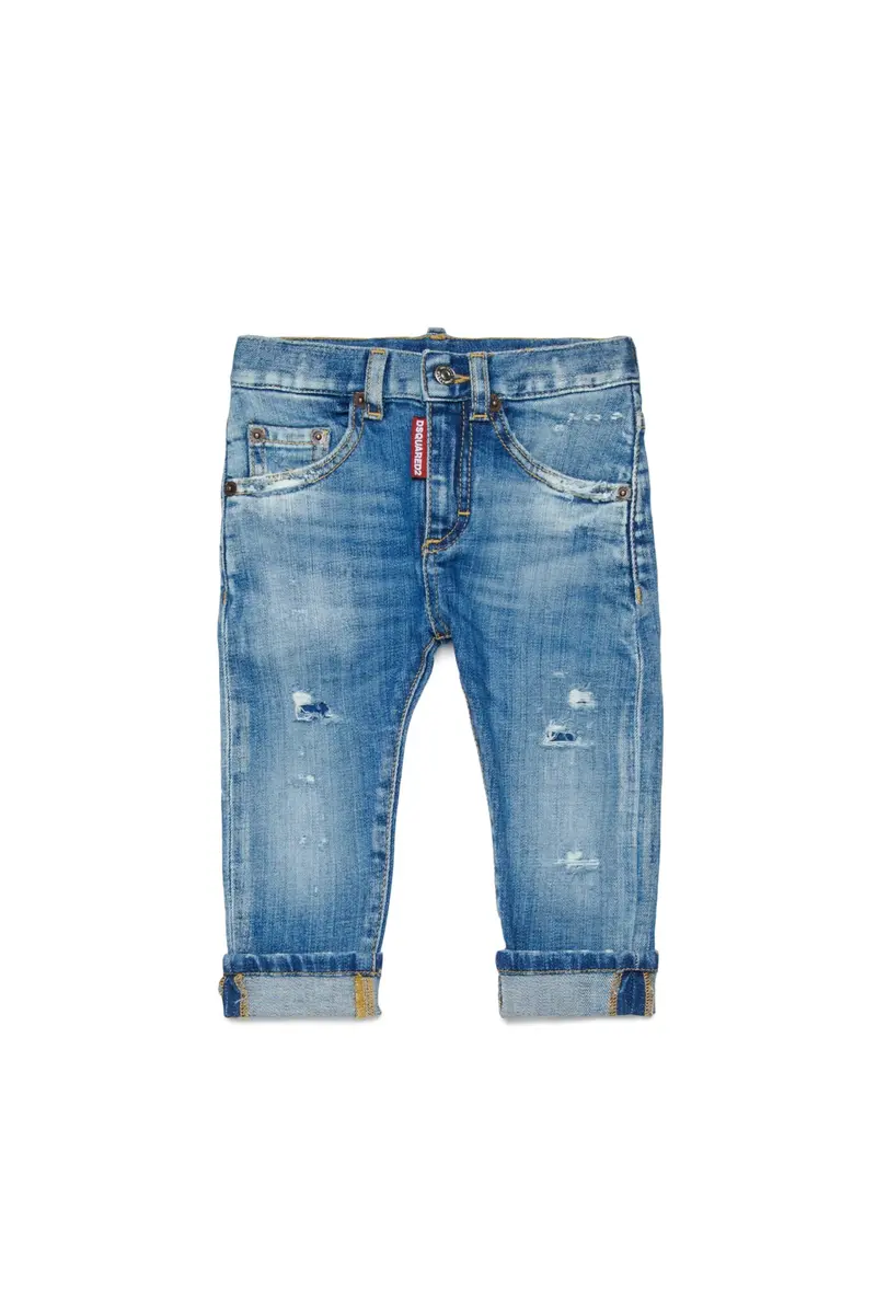 JEANS BLU CHIARO ELASTICIZZATO DSQUARED2