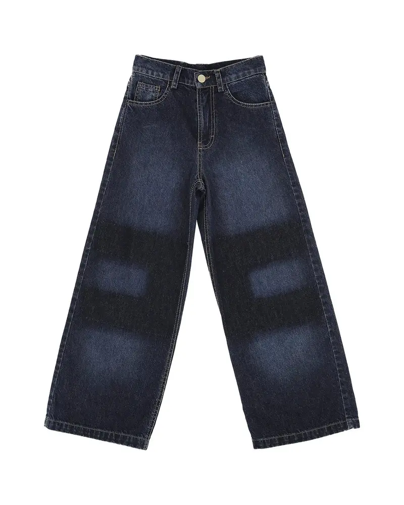 JEANS BLU SCURO CON IMPRONTA DOPPIA SFUMATA ELISABETTA FRANCHI