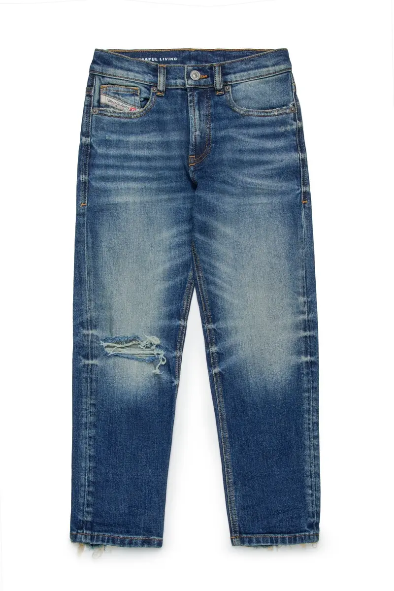 JEANS BLU SCURO CON STRAPPI DIESEL