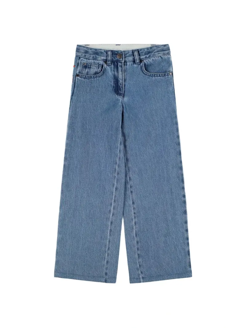 JEANS CON LOGO RICAMATO COLORATO STELLA MCCARTNEY