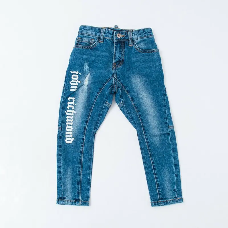 Jeans con stampa