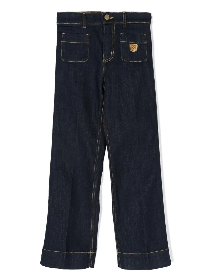 JEANS IN DENIM BLUE ELISABETTA FRANCHI