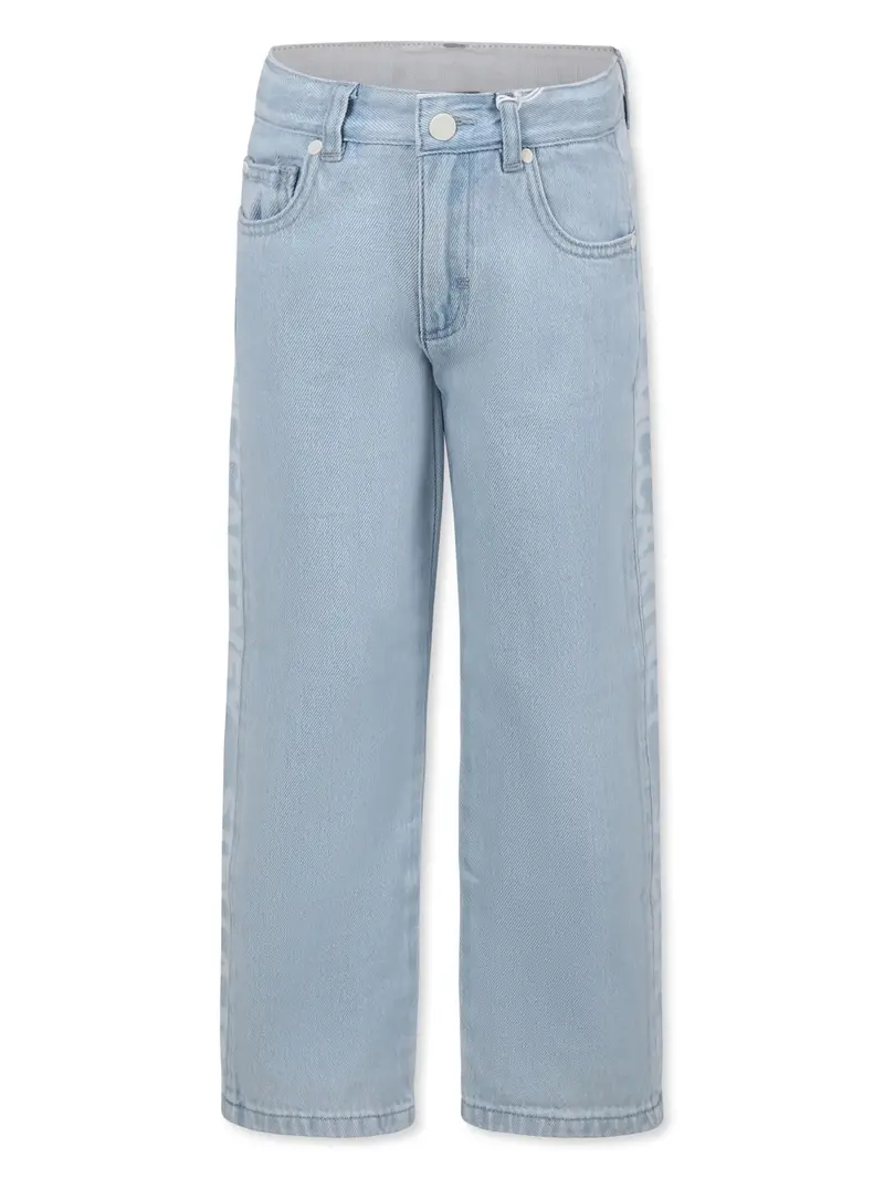 JEANS IN DENIM CHIARO LOGATO STELLA MCCARTNEY