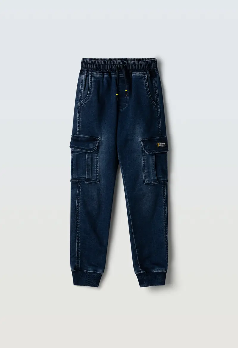 jeans junior cargo denim