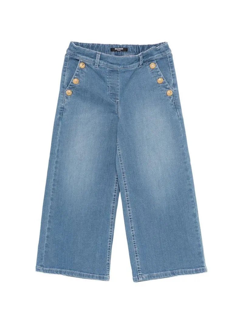Jeans per bambina Balmain Kids ampio