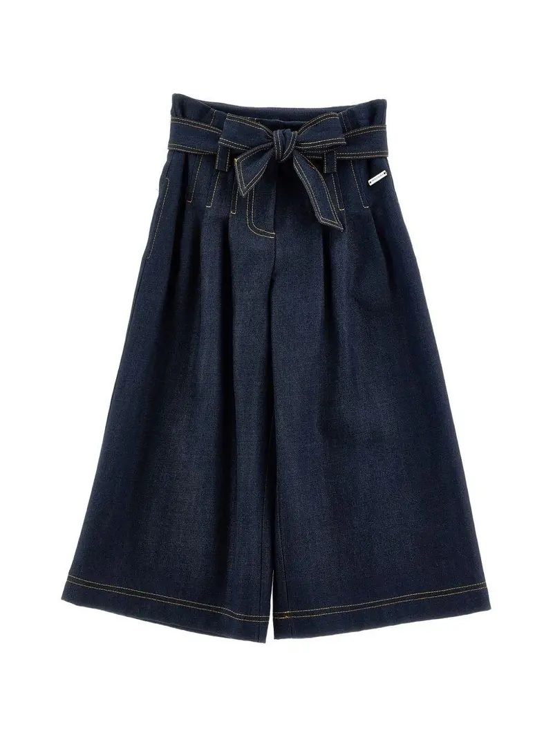 Jeans per bambina Monnalisa con cintura