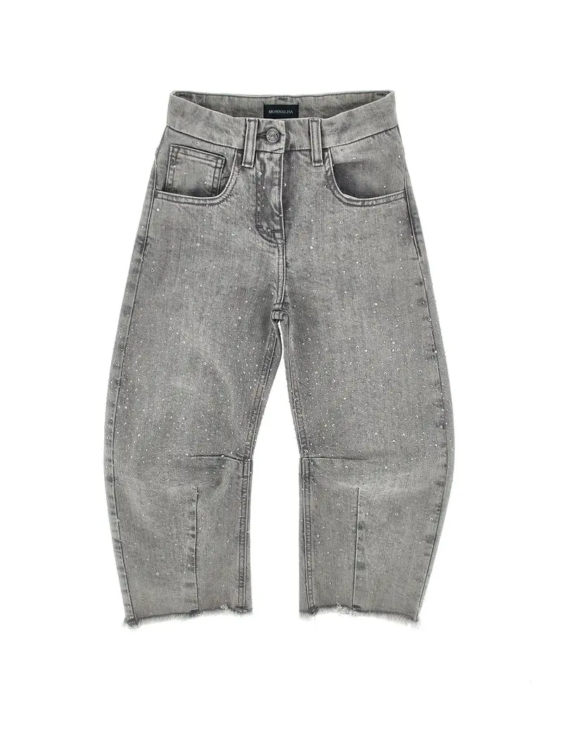 Jeans strass Monnalisa
