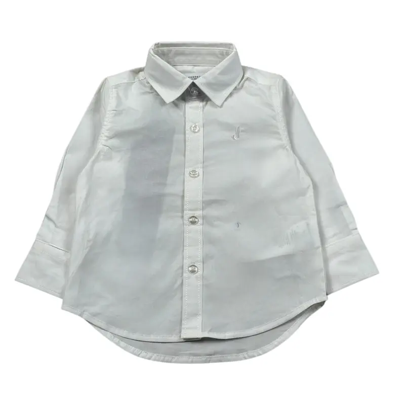 Jeckerson Camicia Manica Lunga tinta unita Bianco per Neonato