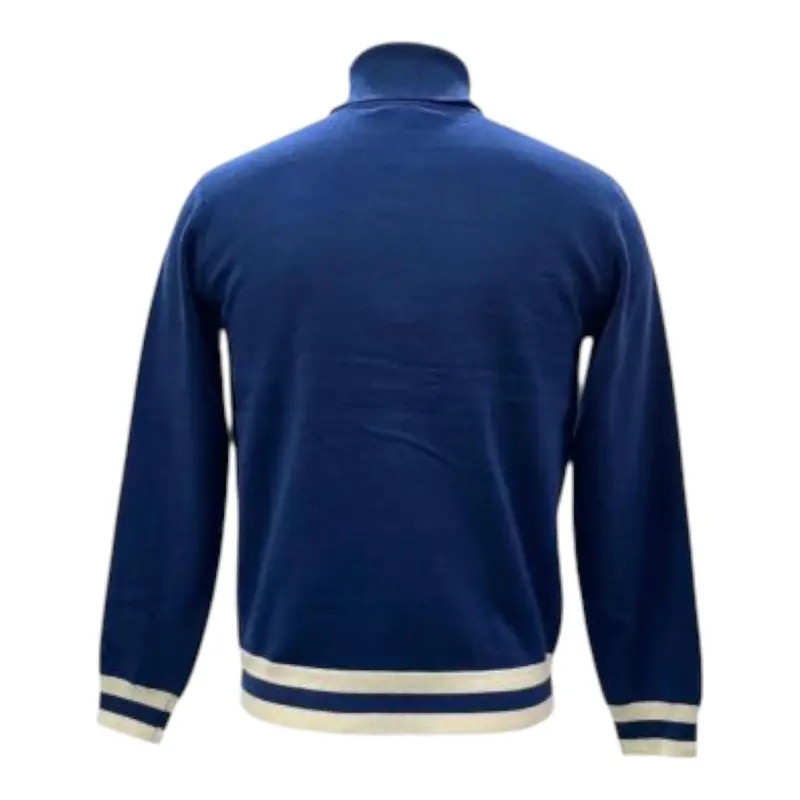 Jeckerson Maglia tinta unita Collo Alto Blu per Bambino