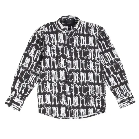 John Richmond Camicia Gothic Black bambino e ragazzo