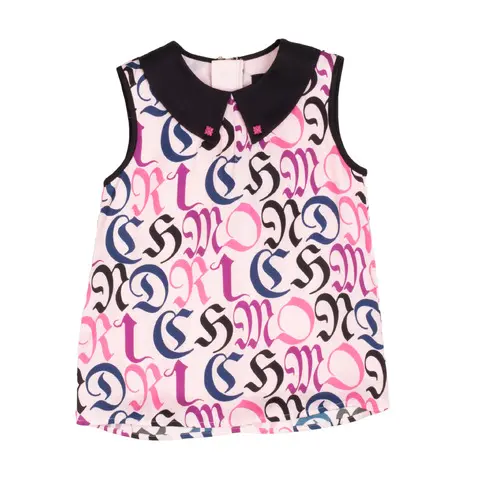 John Richmond Camicia senza manica goth rose bambina ragazza