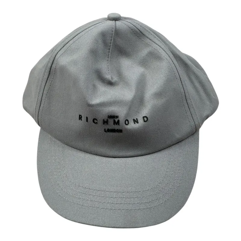 John Richmond Cappello Modello Berretto tinta unita con Stampa Grigio per Bambino