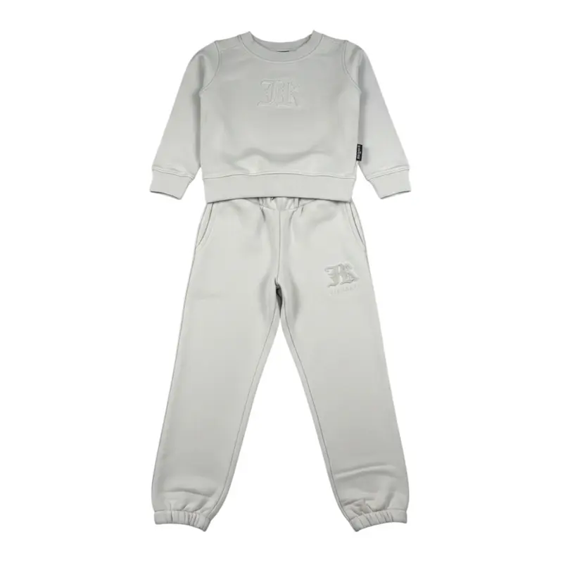 John Richmond Completo 2 Pezzi Felpa-Pantalone tinta unita Grigio per Neonato