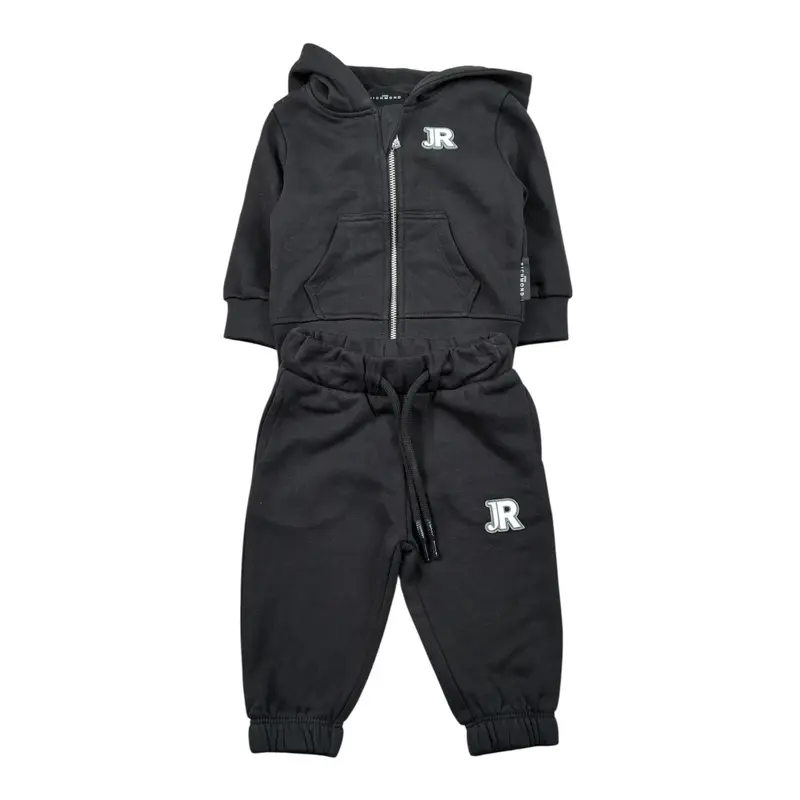 John Richmond Completo 2Pz Felpa-Pantalone Nero per Neonato