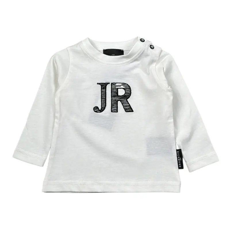 John Richmond Completo 2Pz Shirt-Pantalone Bicolore Bianco/Verde per Neonato