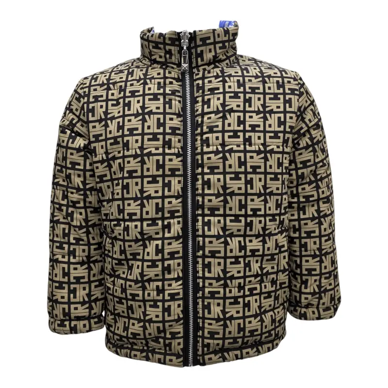 John Richmond Giubbino Reversibile Logato con Zip Beige per Neonato