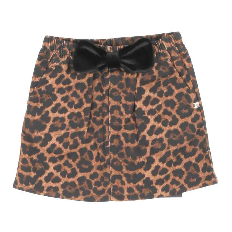 John Richmond Gonna leopardata neonata bambina
