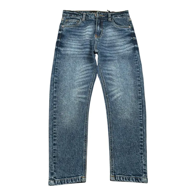 John Richmond Jeans tinta unita con Girovita Regolabile Blu per Bambina