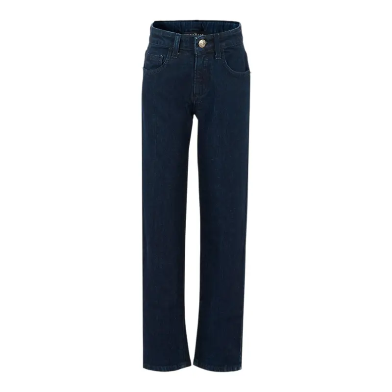 John Richmond Jeans tinta unita con Girovita Regolabile Blu per Bambina
