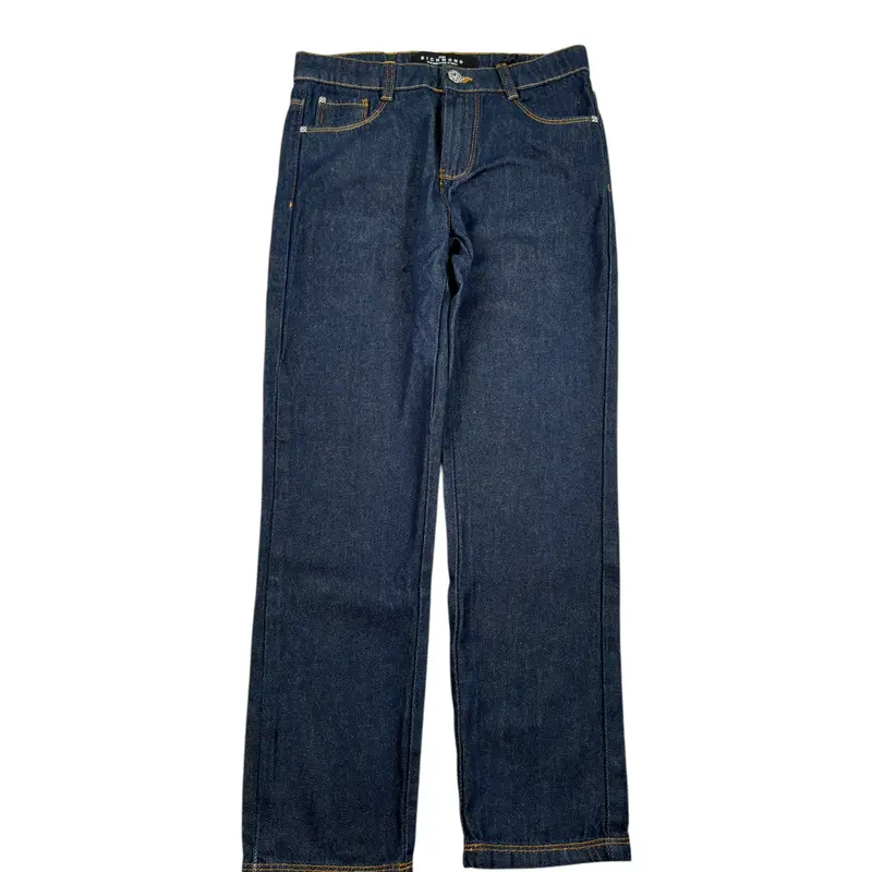 John Richmond Jeans tinta unita con Girovita Regolabile Blu per Bambino