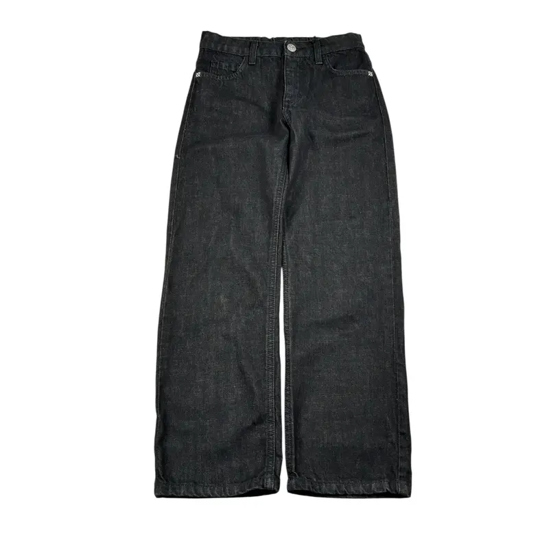 John Richmond Jeans tinta unita con Girovita Regolabile Nero per Bambino