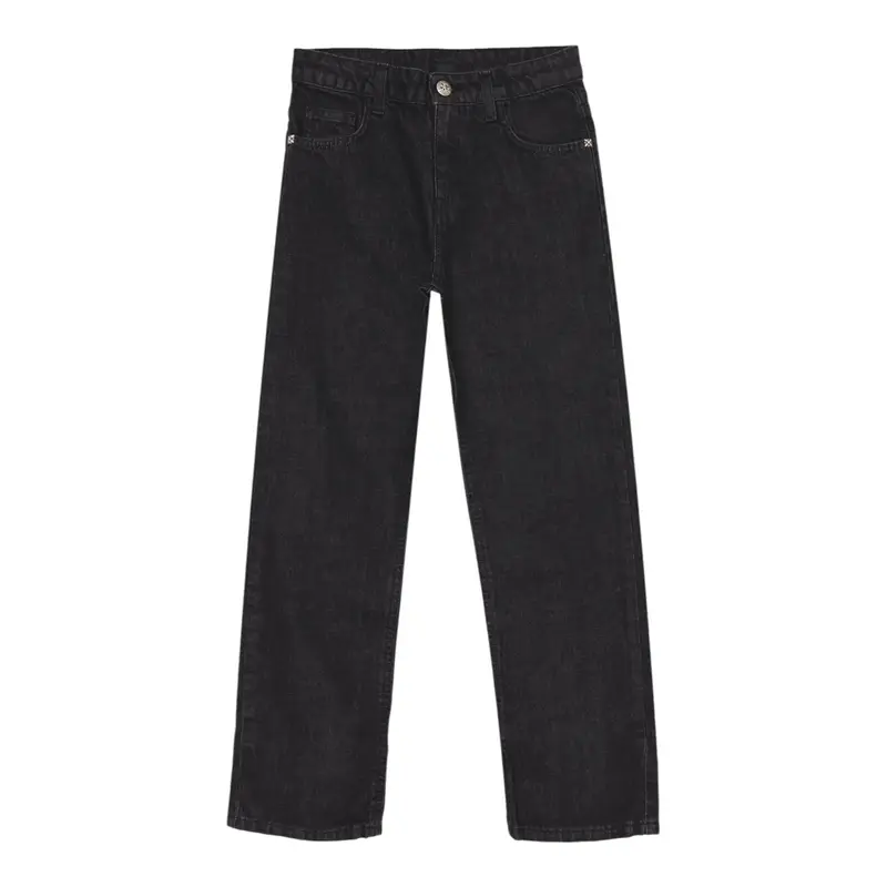 John Richmond Jeans tinta unita con Logo Nero per Bambino