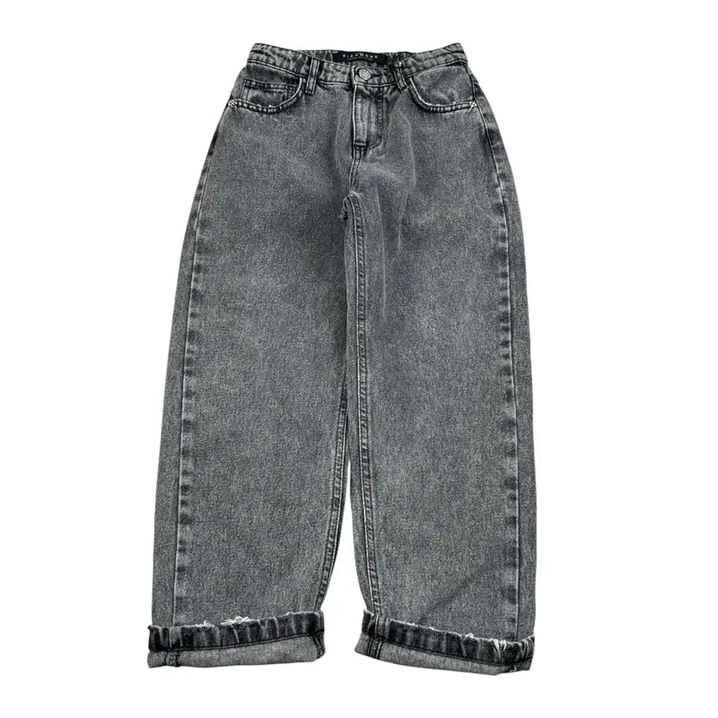 John Richmond Jeans tinta unita con Stampa Grigio per Bambino