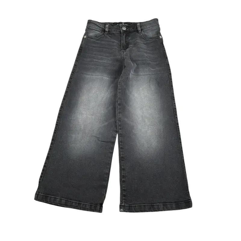 John Richmond Jeans tinta unita Modello A Palazzo Nero per Bambina