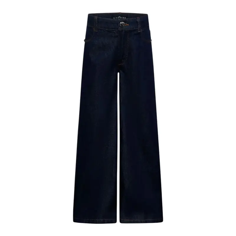 John Richmond Jeans tinta unita Modello Palazzo Blu per Neonata