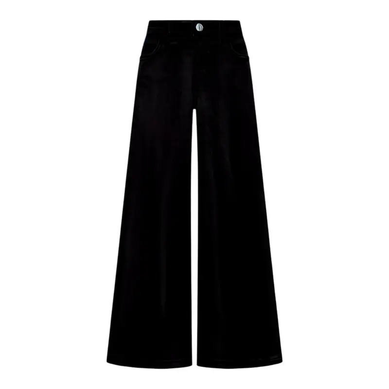 John Richmond Jeans tinta unita Modello Palazzo Nero per Bambina
