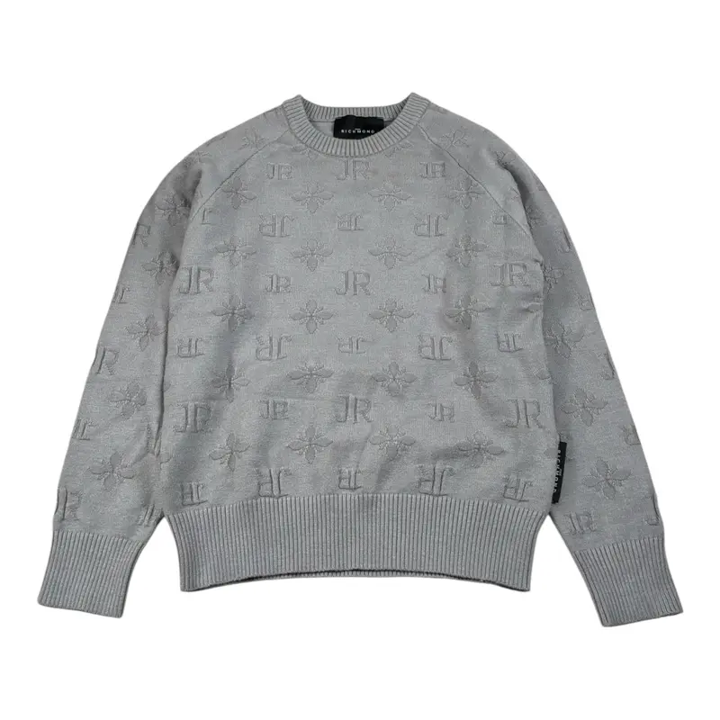 John Richmond Maglia tinta unita Logata Grigio per Bambina